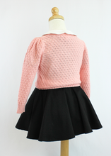 Load image into Gallery viewer, Girl&#39;s Retro Frosted Cupcake Knit Sweater Cardigan