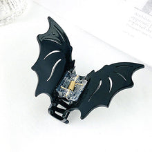 Load image into Gallery viewer, Black Bat Hair Claw Clip