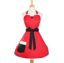 Load image into Gallery viewer, Red Christmas Apron