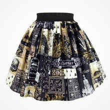 Load image into Gallery viewer, &quot;Lindy&quot; Black Nevermore Skirt