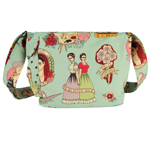 Frida messenger bag back