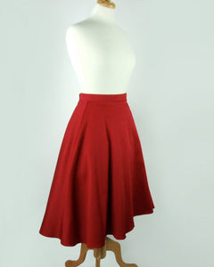 red circle skirt