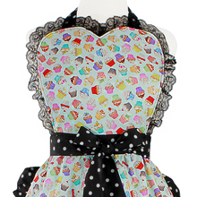 Load image into Gallery viewer, &quot;Butter Me Up&quot; Mint Spring Cupcake Apron