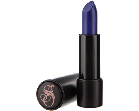 Suavecita Lipstick- Luna. Cool toned royal blue. Suavecita Lipstick- Cosmos. Blue toned violet. Matte finish Long lasting Hydrating Cruelty-free and vegan.
