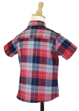 Load image into Gallery viewer, Boy&#39;s Thick Warm Western Plaid Top