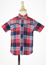 Load image into Gallery viewer, Boy&#39;s Thick Warm Western Plaid Top