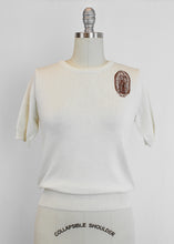 Load image into Gallery viewer, Embroidered Guadalupe Oatmeal Sweater Knit Top