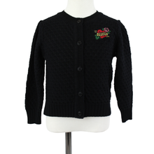 Load image into Gallery viewer, Girl&#39;s Mom&#39;s Favorite Black Knit Sweater Cardigan