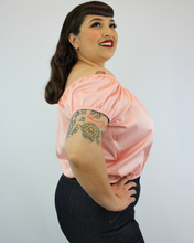 Load image into Gallery viewer, Pink Gitana Pin Up Top XS-3XL