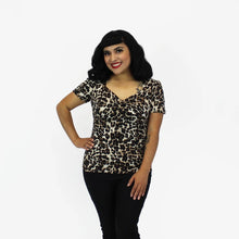 Load image into Gallery viewer, Sweetheart Leopard Top