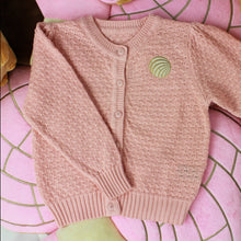 Load image into Gallery viewer, Girl&#39;s Vanilla &quot;Pan Dulce&quot; Knit Sweater Cardigan 