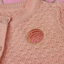 Load image into Gallery viewer, Girl&#39;s Pink &quot;Pan Dulce&quot; Knit Sweater Cardigan