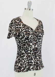 Sweetheart Leopard Top