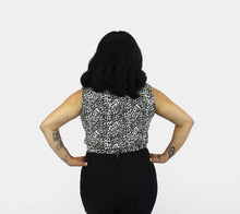 Load image into Gallery viewer, Leopard Sleeveless Tie Crop Top