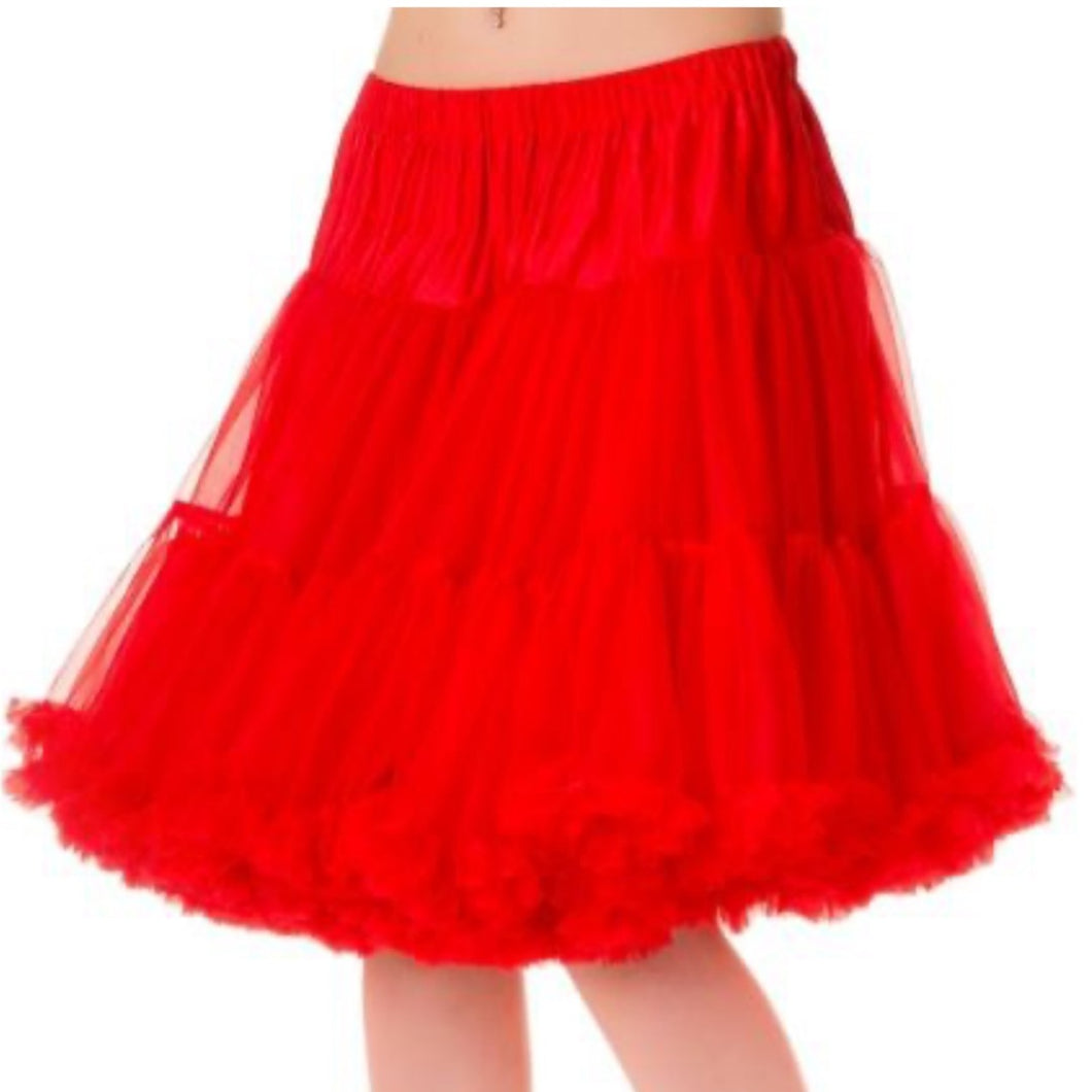 Banned Apparel: Petticoat Red XS\S