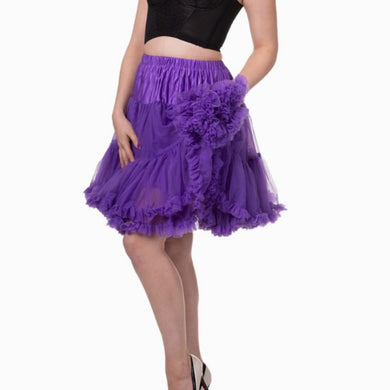 Banned Apparel: Petticoat Purple- M\L
