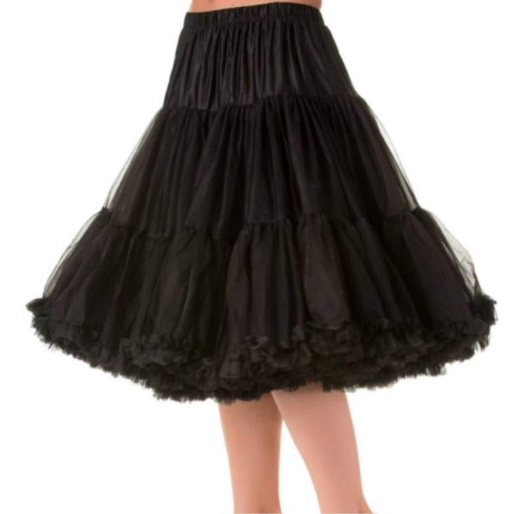 Banned Apparel: Petticoat Black- M\L
