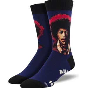 SockSmith: Hendrix Prortrait Blue