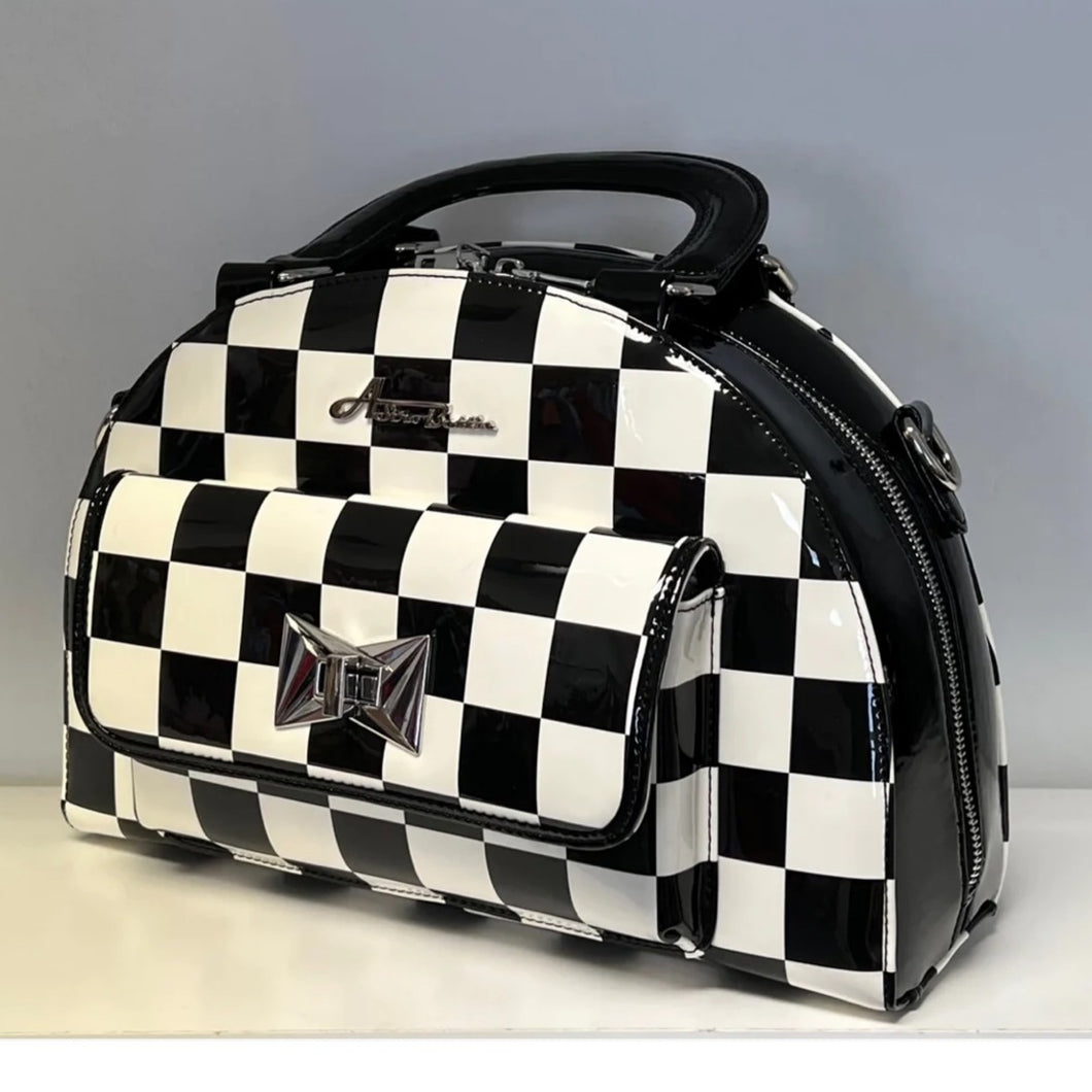 Astro Bettie: Starlite - Checkerboard Handbag