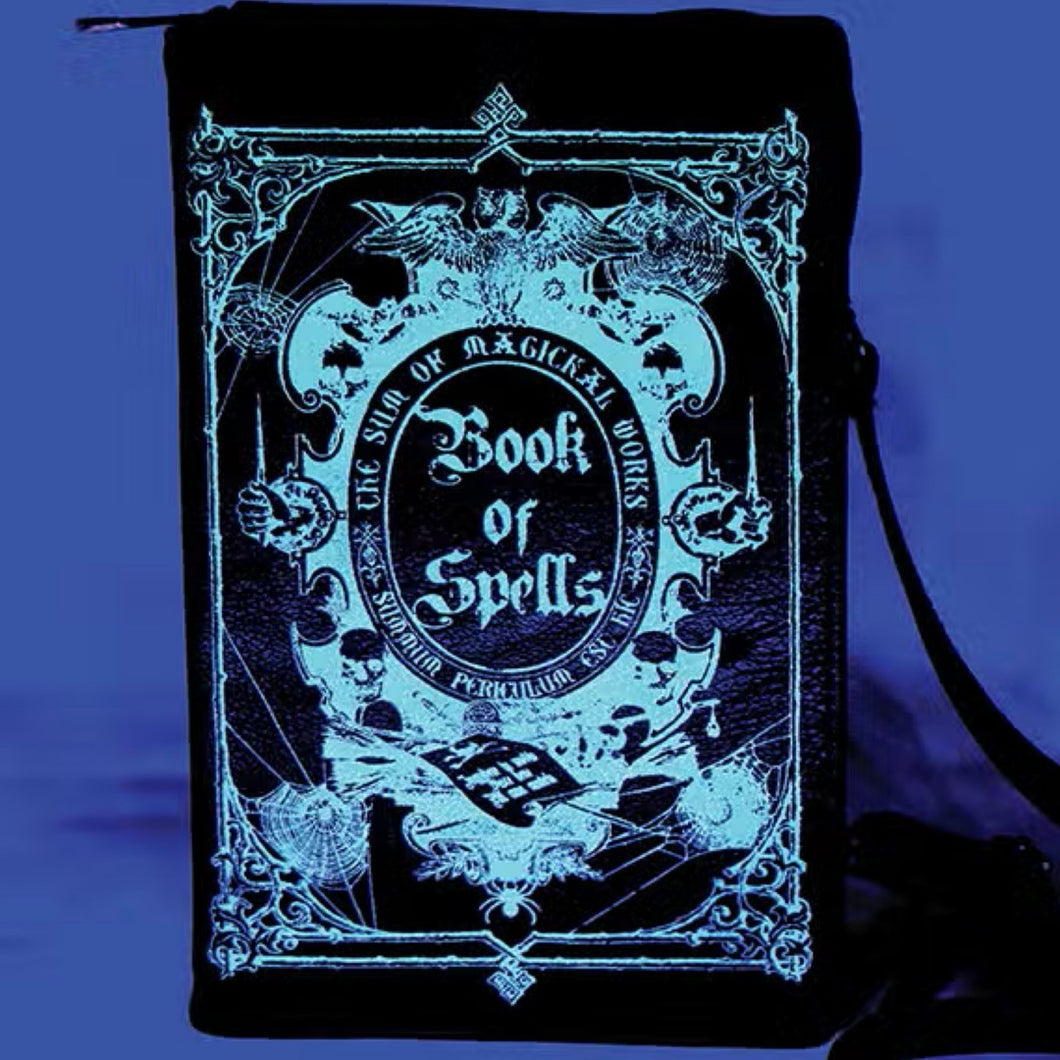 Comeco Inc: Clutch Bag - Book Of Spells Glow In The Dark