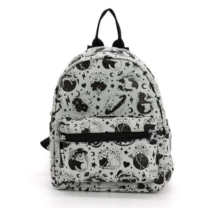 Comeco Inc: Celestial Cat Collage Mini Backpack