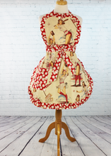 Load image into Gallery viewer, Vintage Baseball Pin Up Apron
