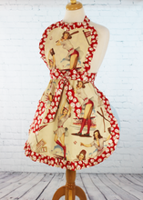 Load image into Gallery viewer, Vintage Baseball Pin Up Apron