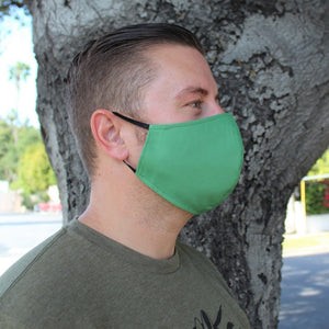 green face mask men