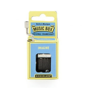 Hand Crank Music Box "Imagine"