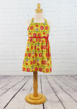 Load image into Gallery viewer, Girl&#39;s Yellow Flowers Dress