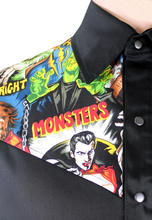 Load image into Gallery viewer, Men&#39;s Hollywood Monsters Western Top, close