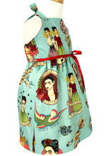 Load image into Gallery viewer, Girl&#39;s Frida Dress In Teal