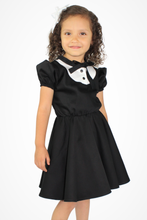 Load image into Gallery viewer, Girl&#39;s Tuxedo Dress, side