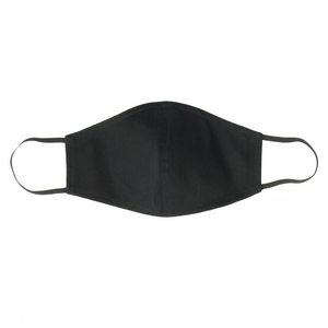 LARGE Black Face Mask With Filter Pocket