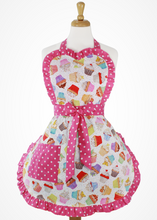 Load image into Gallery viewer, Retro Cupcake Apron