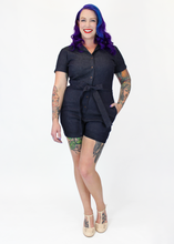 Load image into Gallery viewer, One Piece Denim Romper  