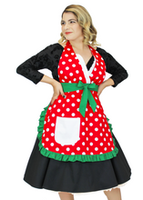 Load image into Gallery viewer, Santa&#39;s Helper Christmas Apron