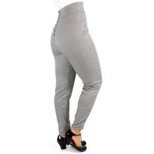 Load image into Gallery viewer, Houndstooth High Waist Cigarette Pants