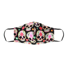 Load image into Gallery viewer, Sugar Skull / Kitties / Doggies Face Masks With Filter Pocket