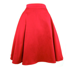 red circle skirt