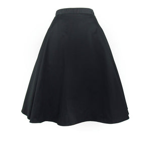Black circle skirt 