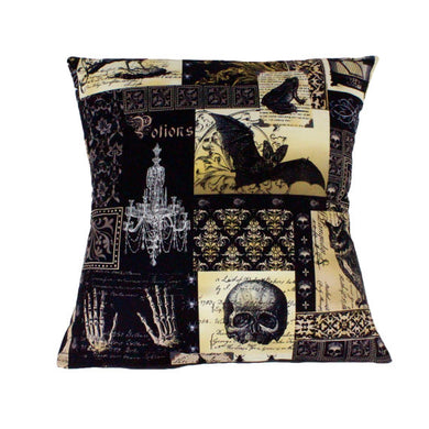Edgar Nevermore Pillow Cover, front