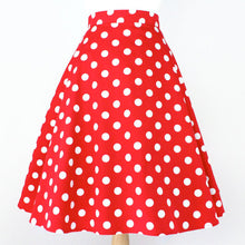 Load image into Gallery viewer, red polka dot skirt 
