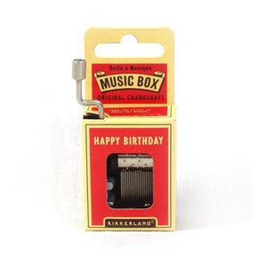 Hand Crank Music Box "Happy Birthday"