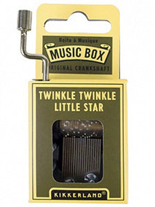 Hand Crank Music Box "Twinkle Twinkle Little Star"