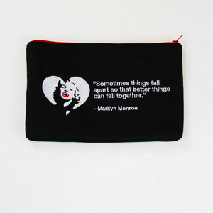 Marilyn Embroidered Quote Wallet #EW-MMII