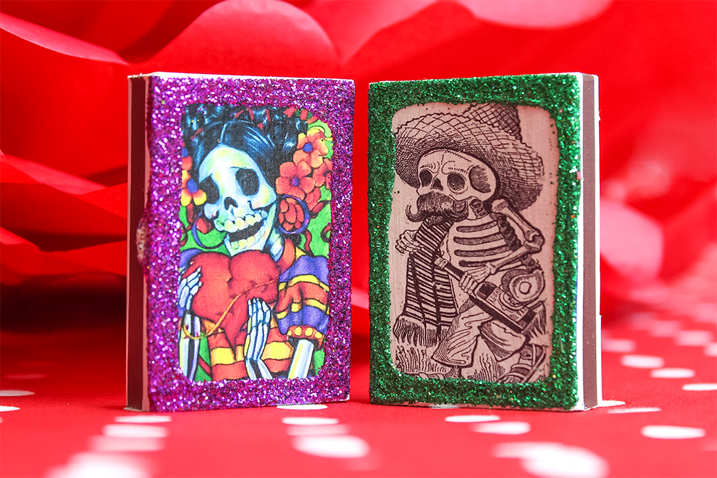 Day of the Dead Matchboxes Mexican Art