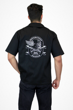 Load image into Gallery viewer, Men&#39;s Black Motorcycle Edition Embroidered Short-Sleeve Top