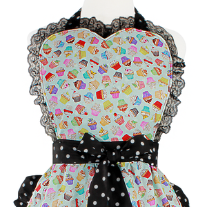 "Butter Me Up" Mint Spring Cupcake Apron