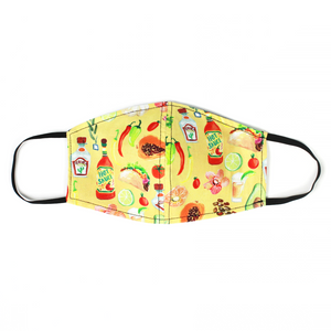 Taco Time Face Mask With Filter Pocket